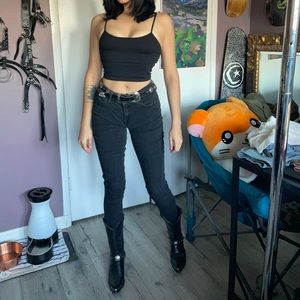 Lucky brand Black Stella skinny jeans 6/28